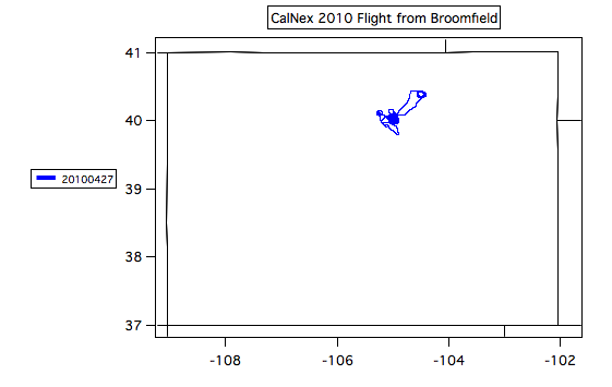 20100427 CO flight track map