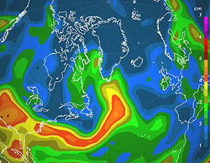 July 9, 2012 atmospheric river event