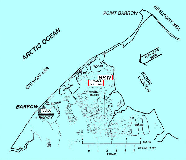 Map of Point Barrow