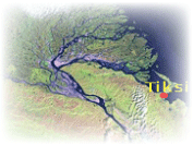Map showing location of Tiksi, Siberia